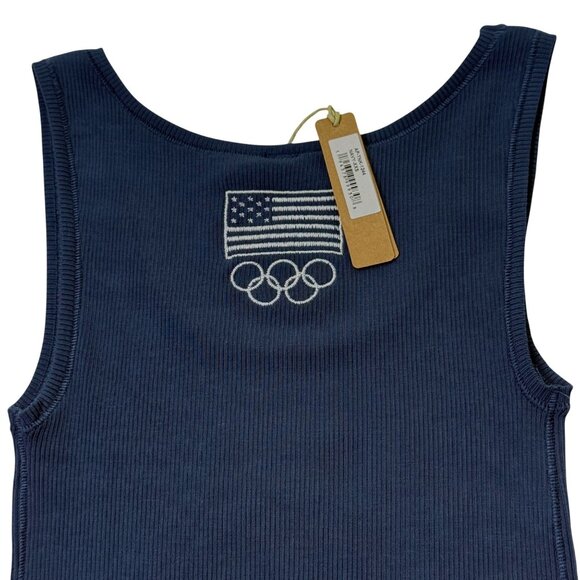 SKIMS Soft Lounge Tank Team USA Navy XXS - Picture 6 of 9